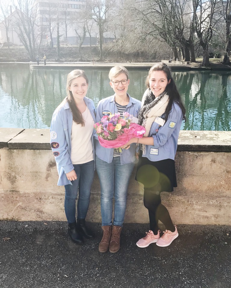 Marie, Eva und Tammy. Der nagelneue Vorstand!